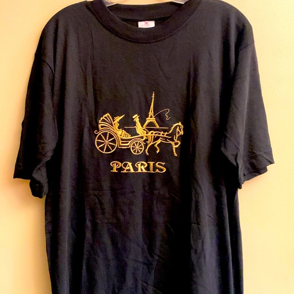 Embroided Paris cotton T-shirt - Picture 4 of 6